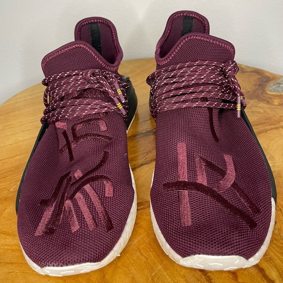 burgundy pharrell adidas